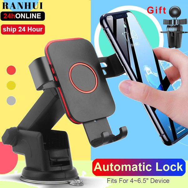 

car phone holder mobile for stand steady fixed bracket support gravity sensing auto grip cell mounts & holders
