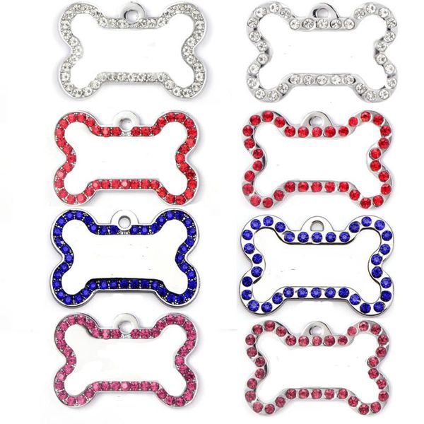 

dog tag,id card 10pc rhinestone tag pet id custom tags for big products kirsite