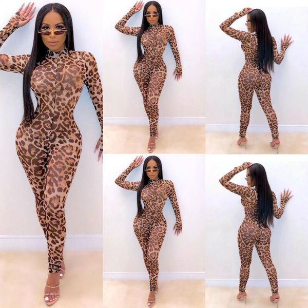 

women's jumpsuits & rompers local stock women clothes zipper clubwear bodysuits playsuit long sleeve bodycon party jumpsuit trousers bo, Black;white