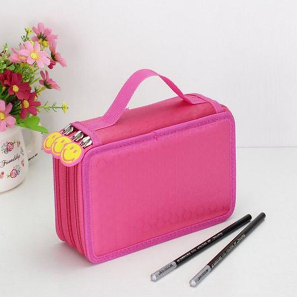 

color 52 hole gray multi-function stationery bag 24 36 48 72 stick pencil curtain sketch large case cosmetic bags & cases