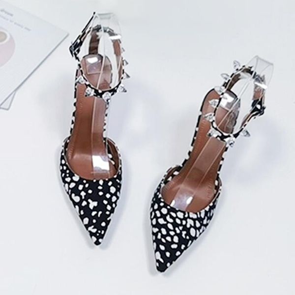

sandals summer style rhinestone color pointed satin high-heeled one word buckle banquet dress large size women's shoes, Black