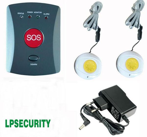 

activity trackers wireless home alarm security elderly gsm system kit with 2pcs panic button emergency alert sms call