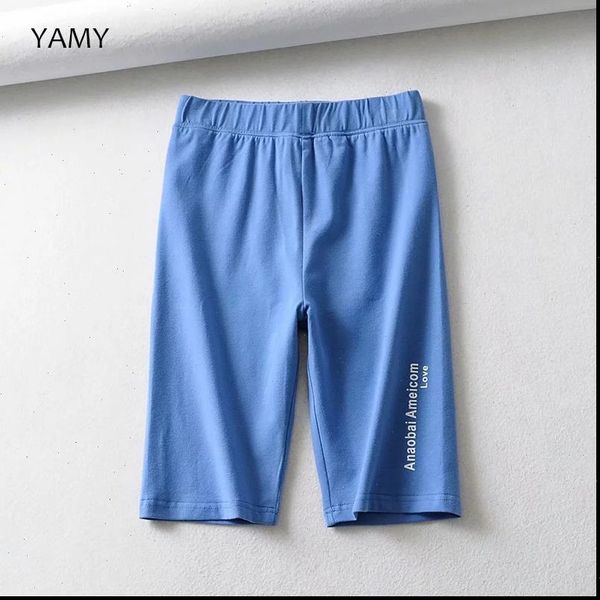 

american womens shorts love elastic high waist biker design skinny bodycon fitness gym, White;black