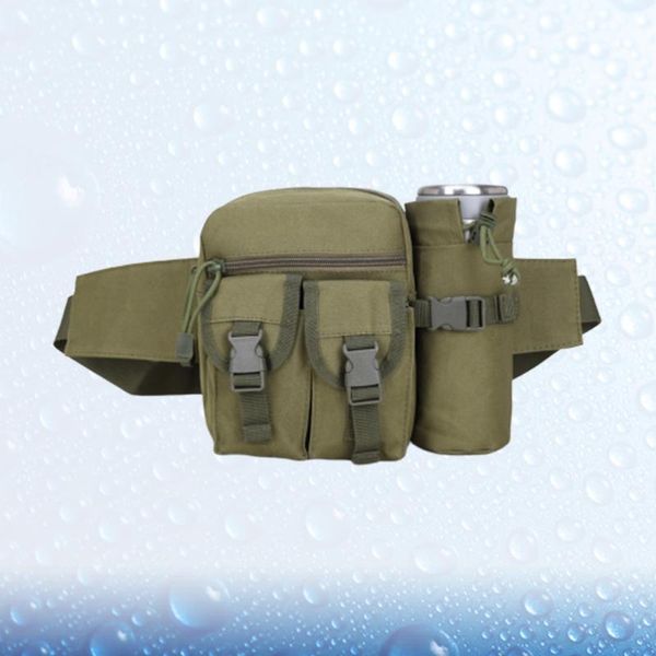 

sports waist bag multifunction pouch outdoor fanny pack travel (army green) bags
