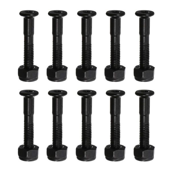 

sets skateboard hardwares set replacement parts black mounting bolts skateboarding