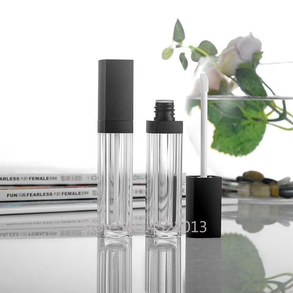 

storage bottles & jars 10ml square clear cosmetic makeup lip gloss tube,beauty empty liquid lipstick refillable bottle,eyelash serum/lipglos