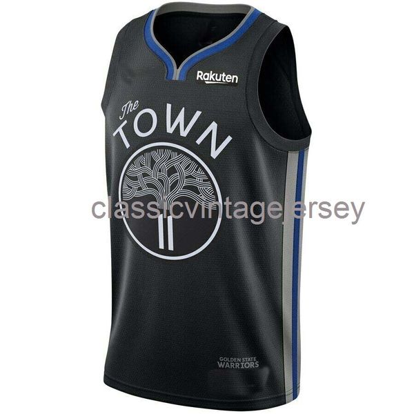 

custom klay thompson swingman jersey stitched mens women youth xs-6xl ncaa, Black