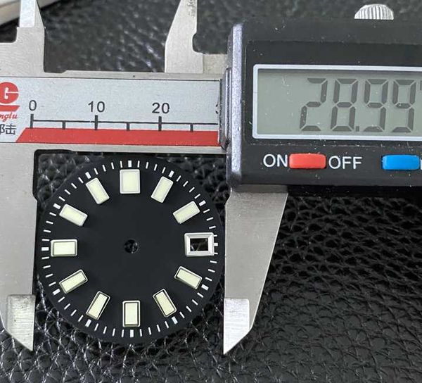

repair tools & kits 29mm 6105 c3 green luminous watch dial for nh35 movement