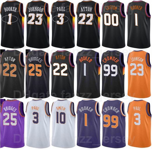 

basketball 75th anniversary printed frank kaminsky jersey 8 javale mcgee 00 devin booker 1 deandre ayton 22 mikal bridges 25 chris paul 3 ja, Black;red