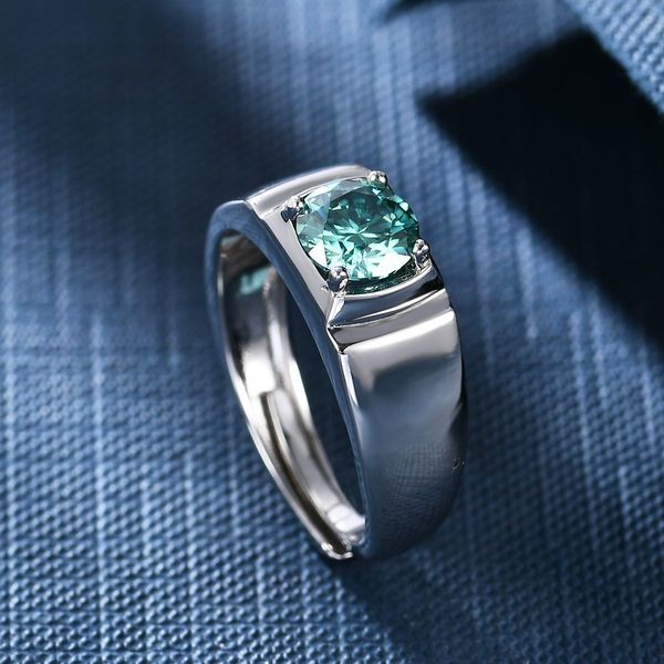 

gem's ballet 100% 925 sterling silver 1ct for women party elegant wedding rings fine jewelry whole certificate, Slivery;golden