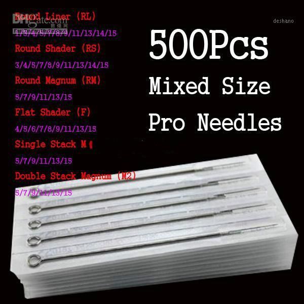 

wholesale 500pcs assorted disposable sterile s mixed size for tattoo ink cups tip kits price1