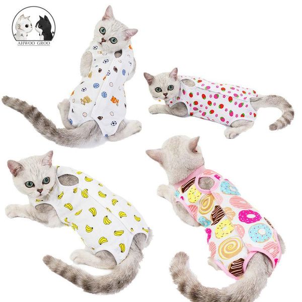 

cat costumes sterilization suit weaning anti-licking clothes pet summer breathable physiological clothing supplies