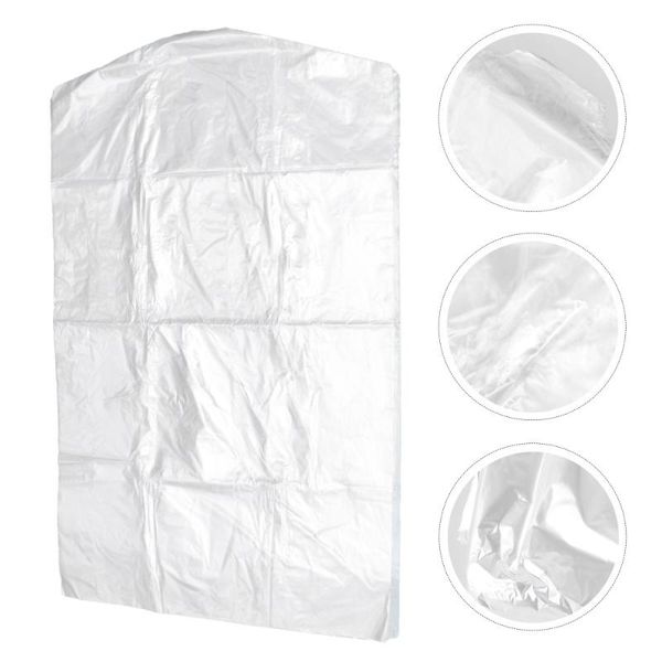 

clothing & wardrobe storage 50 pcs 60*100cm clothes dust cover disposable garment shield suit bag