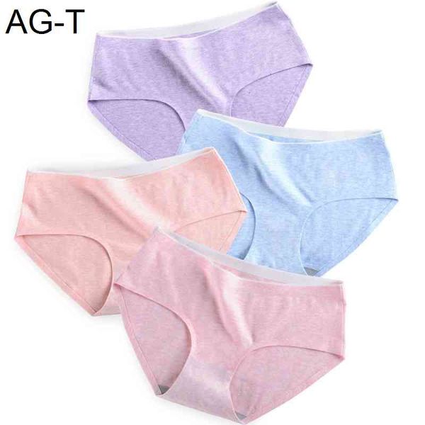 

colored traceless antibacterial pure cotton briefs triangle pants oem women's underwear, Black;pink