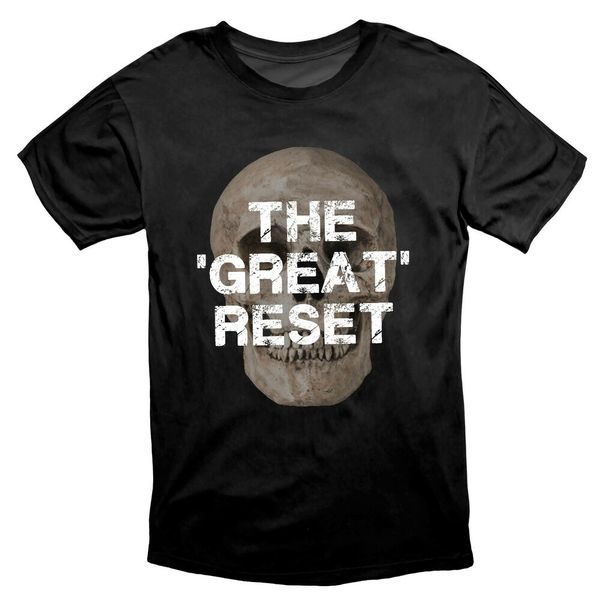 

The 'Great' Reset Conspiracy T Shirt Black, White;black