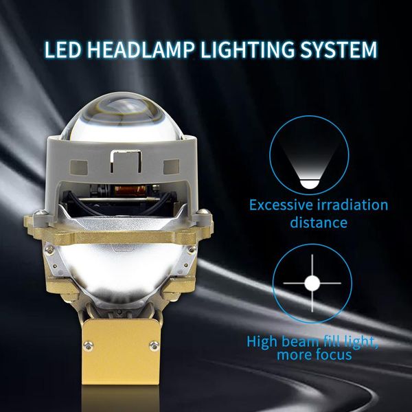 

car headlights f4 arrival 2 pcs 3.0 inches led bi projector lens