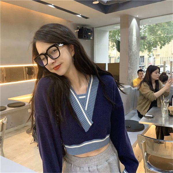 

women's sweaters female sweater with long sleeves, black knitted or crocheted for women, funny loose, beautiful solid color hmwq, White;black