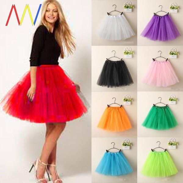 

skirts women vintage tulle skirt short tutu mini fancy ballet dancewear party costume ball gown summer 2021, Black