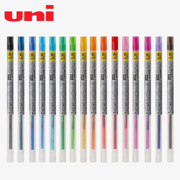 

1pcs japan uni uni-ball mitsubishi umr-109-28 gen ink pen refills 0.28mm for style fit series ue3h-208 16 colors available gel pens