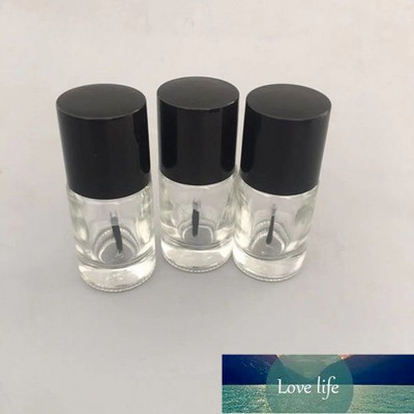 10 Stück x 10 ml leere Glas-Nagellackflaschen mit Pinselölbehältern