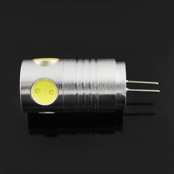 

bulbs 420lumen cob led spotlight 12v 5w g4 mini bulb lamp dimmable 4pcs/lot