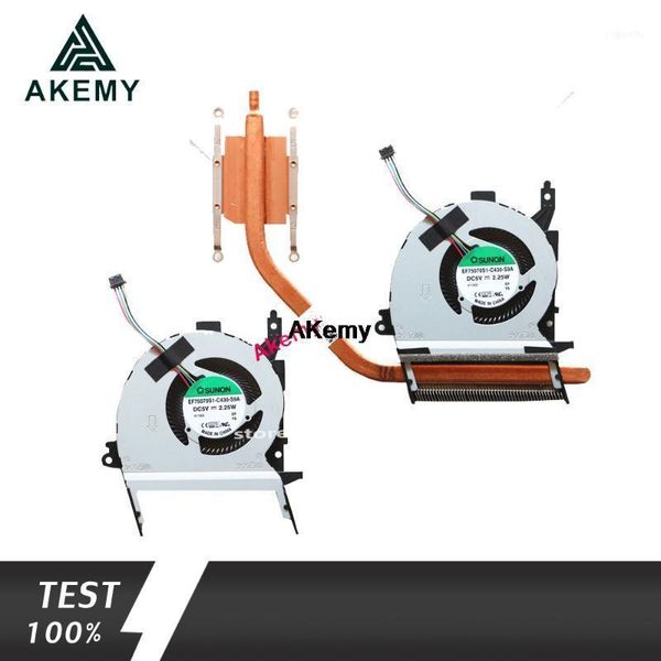 

akemy lapcpu fan for asus x556 x556u x556uq a556u x556ub cooling ef75070s1-c430-s9a11
