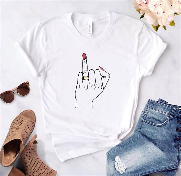 

bride party ring print cotton womens t shirts casual funny 90s lady yong girl drop ship s 888, White