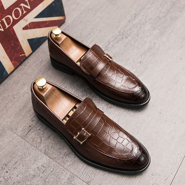 

large size busins leather sho men's korean tassel formal casual overot, Black