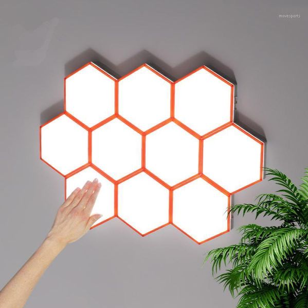 

wall lamp quantum light touch induction hexagon led lights bedroom combination suspension splicing lighting1