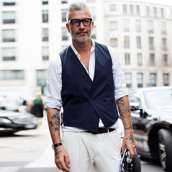 

men's vests suit vest retro business slim fit steampunk sleeveless v-neck waistcoat male wool jacket, Black;white