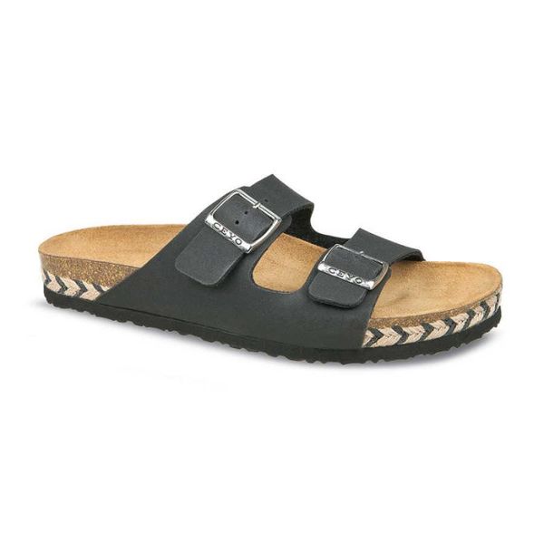 

9910-z26 (35-42) slippers, Black