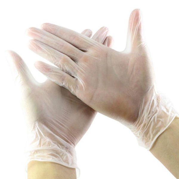 

disposable gloves 100-pack baking -grade transparent pvc protective household cleaning tools