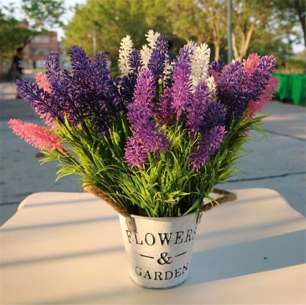 

decorative flowers & wreaths romantic provence decoration lavender flower silk artificial grain simulation of aquatic plants