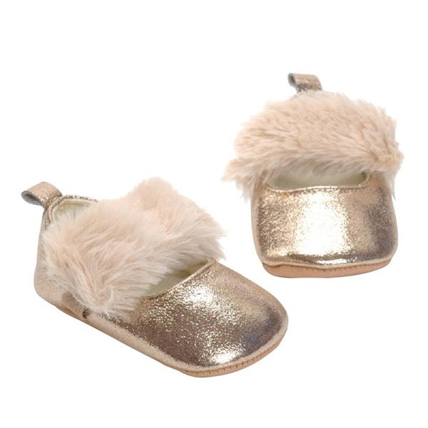 

first walkers baby shoes born toddler fur soft soled non-slip crib