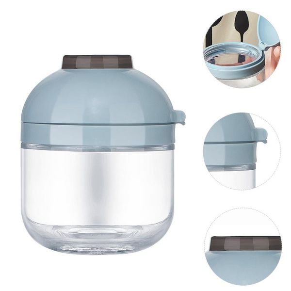 

storage bottles & jars 1pc salt container seasoning box condiment holder spice (sky blue)