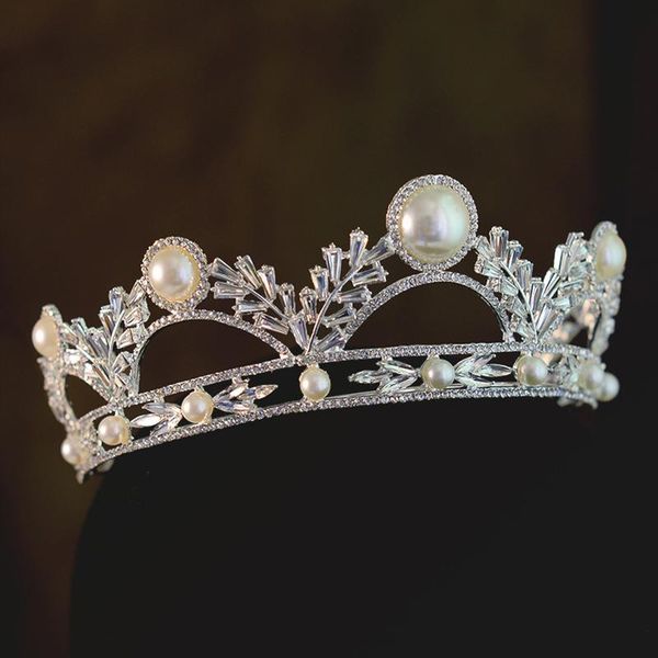 

hair clips & barrettes bridal tiara wedding crown european style accessories knot dress queen po studio travel racket head, Golden;silver