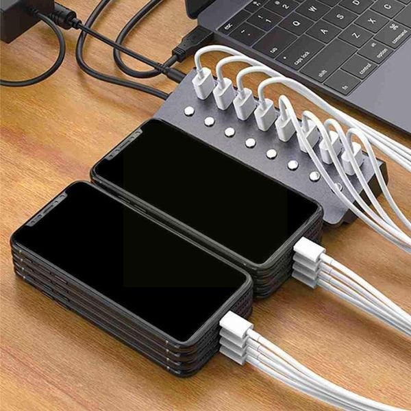 

hubs 1pc computer usb hub 7 ports splitter 3.0 extension on/off adapter with switches charging independent x3h3