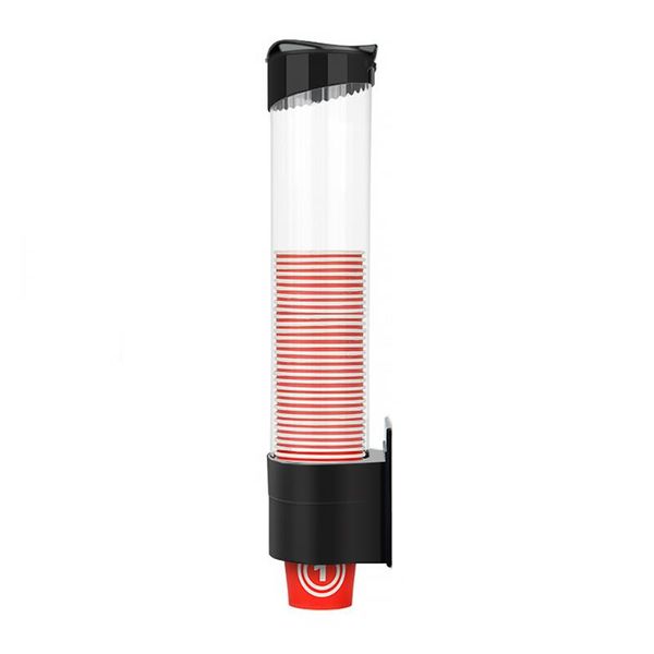 

hooks & rails anti dust automatic disposable paper cups storage holder for water dispenser cup container home office use
