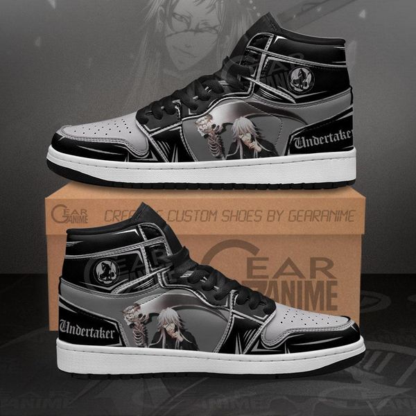 

undertaker sneakers black butler anime shoes