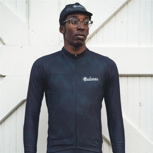 

racing jackets cadence cycling jersey men thin coat long sleeve anti-uv clothing spring autumn sport outdoor mtb quick dry, Black;red