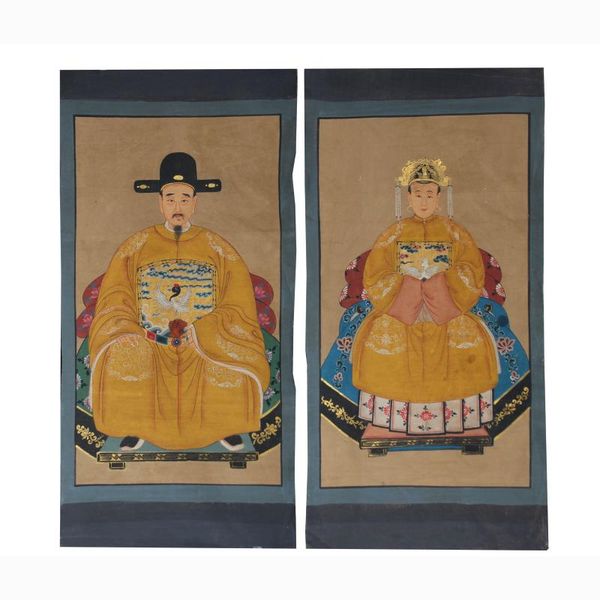 

paintings hand painted ancestor on canvas fabric