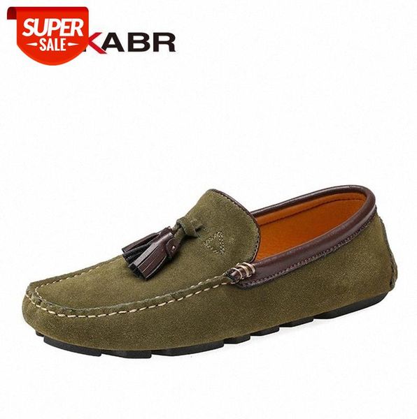 

dekabr genuine leather men shoes spring fashion loafers flats new casual for driving #r65e
