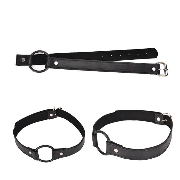 

resistance bands bondage mouth gag fetish metal double o ring open for women flirt couples