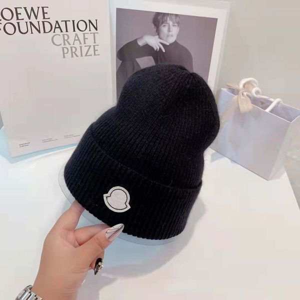 

new fashion hat beanies spring winter hats for men women knitted beanie wool hat man knit bonnet thicken warm cap, Blue;gray
