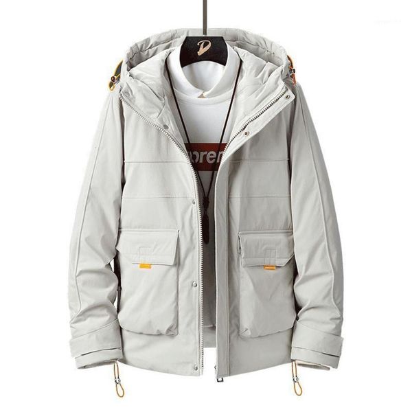 

men's & male winter parkas men -20 degree white duck down jacket hooded outdoor thick warm padded snow coat oversized s-4xl1 0pw7, Black