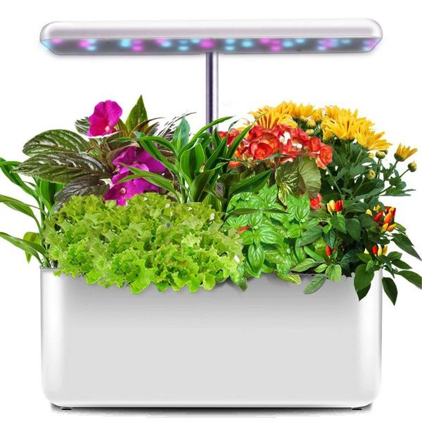 

planters & pots smart garden hydroponics growing system vegetables plant grow kit automatic timer germination planting for indoor gardening