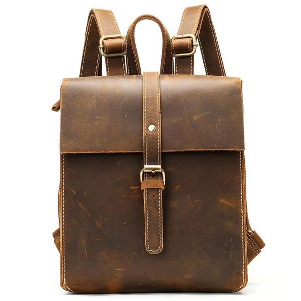 

backpack classic business men pu oem waterproof for