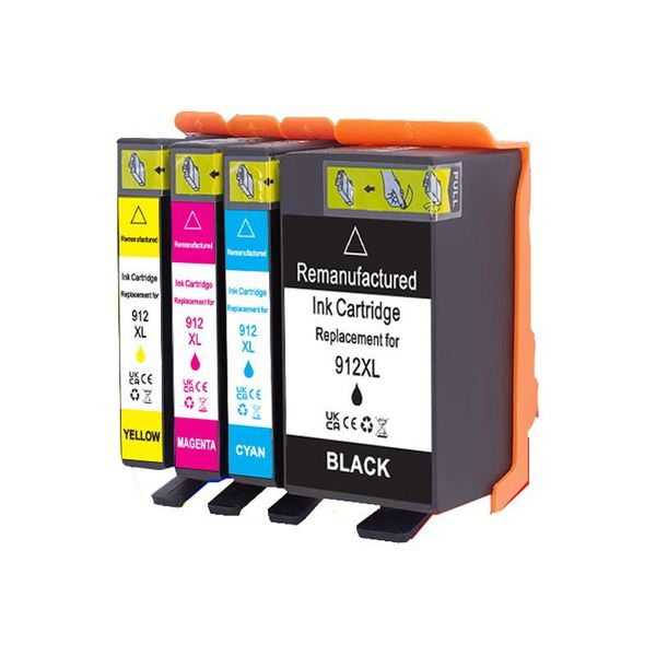 

ink cartridges vilaxh compatible with 8012 8014 8015 8017 8022 refill cartridge 912xl large capacity