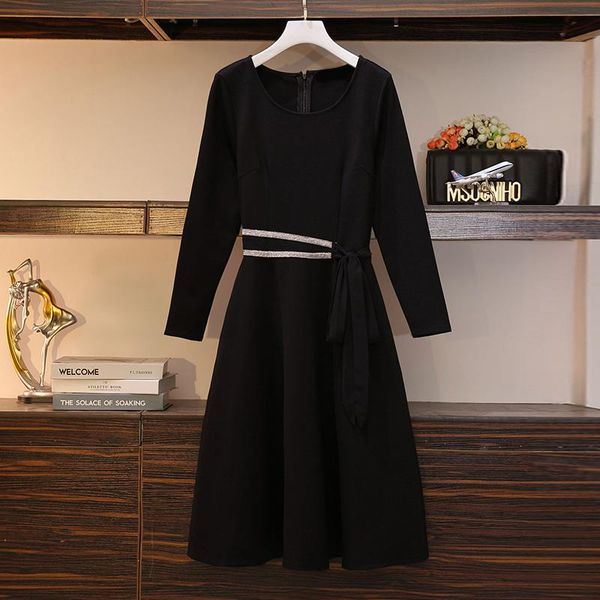

casual dresses office lady fashion vestidos de festa elegant midi dress high waist bodycon womens clothing, Black;gray