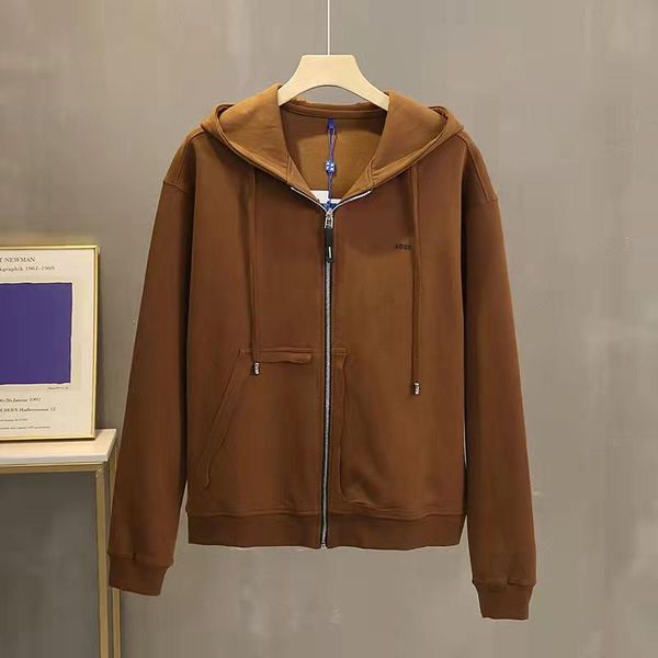 

men's hoodies & sweatshirts adererror hip hop irregular pocket zipper up 2021 men women solid cotton winter outwearjakcet, Black